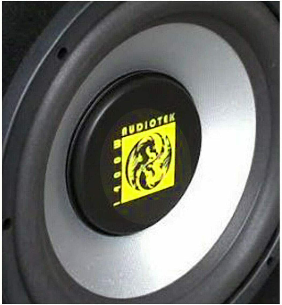 Audiotek AT210WS Dual 10" 1400WX2 Box w/Subwoofer Audiobank 2000W Amplifier +Kit - Sellabi