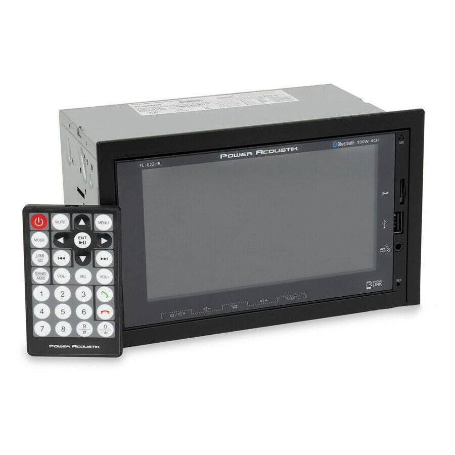 Power Acoustik PL-622HB 6.2″ Double DIN Digital Media Receiver  w/Bluetooth - Sellabi