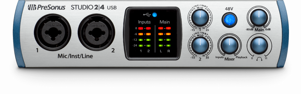 PreSonus Studio 2|4 USB Portable Interface No Box -UC - Sellabi
