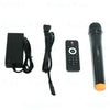 2000W Dual 10" Rechargeable Powered Speaker DJ PA Karaoke System Bluetooth w/LED - Sellabi