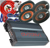 Power Acoustik OD4-1300b Amplifier + 4x Audiobank AB-790 6x9" Speakers + 4Ch Kit - Sellabi