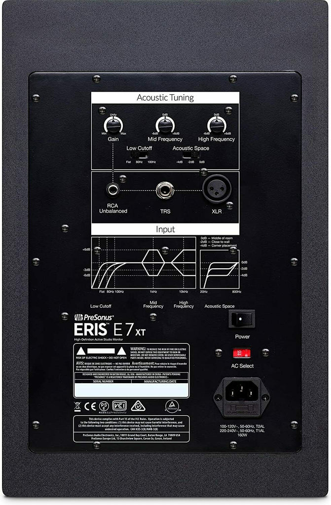 PreSonus Eris E7 XT 6.55-inch 2-Way Active Studio Monitor - Sellabi