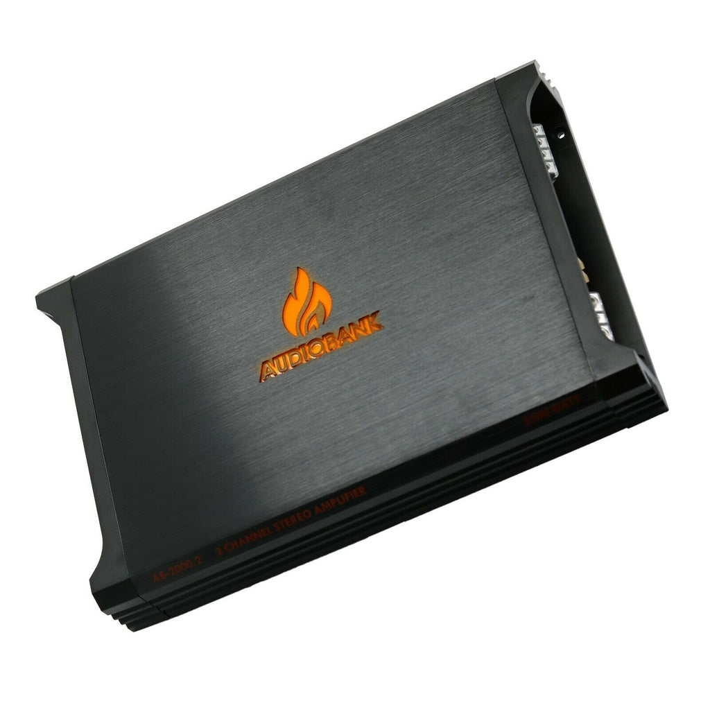 Audiobank 2 Channel 3500 Watt 2 Ohm A/B Class Car Audio Stereo BASS Amplifier - Sellabi