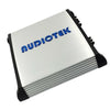 Audiotek AT1600M 1 Channel 1600 Watts Monoblock Car Amplifier + 4GA Amp Kit Red - Sellabi