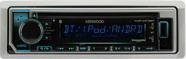 Kenwood KMR-D372BT Marine Bluetooth CD Receiver + (4)Gravity Marine 6.5" 350W - Sellabi