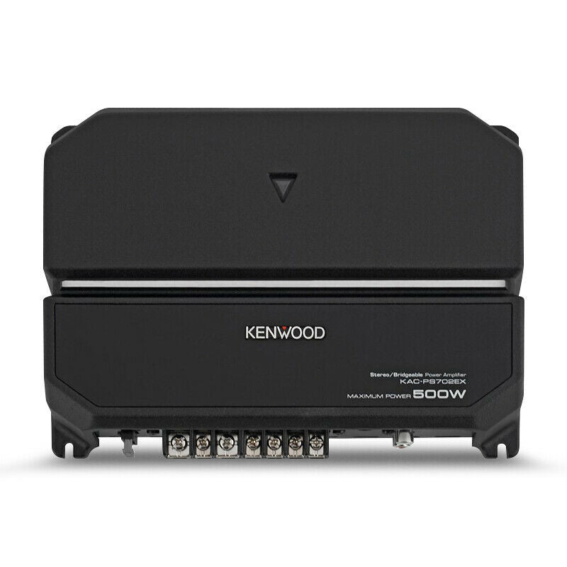 Kenwood Power Amp 500 Watts 2 Channel Bridgeable Car Stereo Amplifier Class A/B - Sellabi