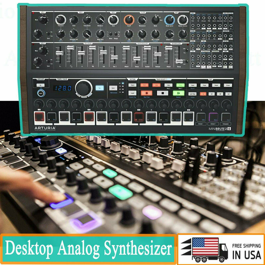Arturia MINIBRUTE 2S | MIDI USB Desktop Analog Synthesizer/Step Sequencer - NEW - Sellabi