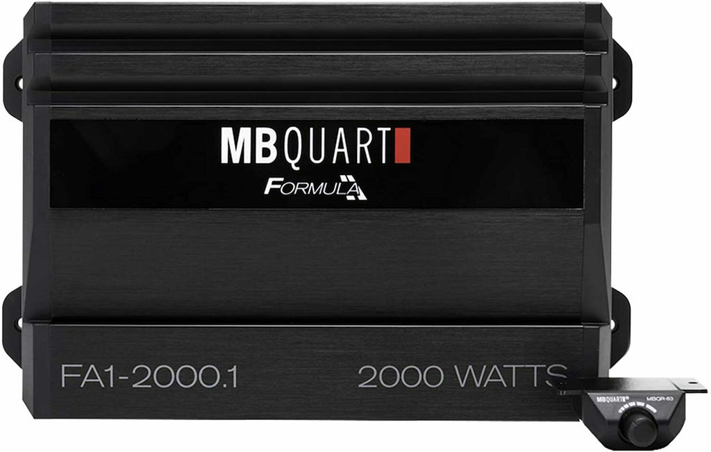 MB Quart FA1-2000.1 Formula 2000 Watt 1 Ohm Stable Mono Car Audio Amplifier - Sellabi