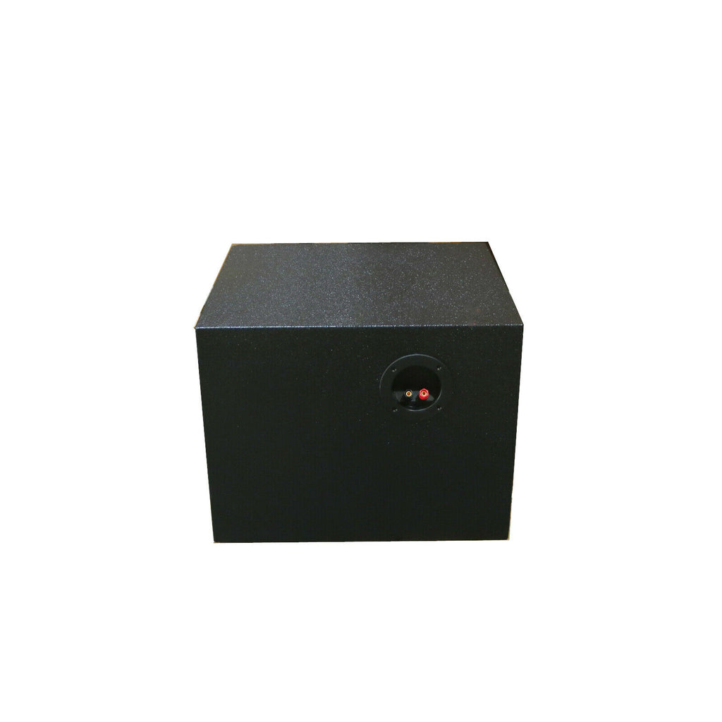 Single 12" Vented Armor Coated  Subwoofer Box with  Painted Kerf Port 1" MDF - Sellabi