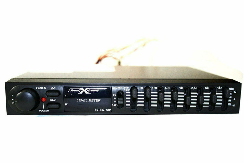 SOUNDXTREME 7 Band Pre Amp Graphic Car Audio Stereo Equalizer EQ w/  sub out - Sellabi