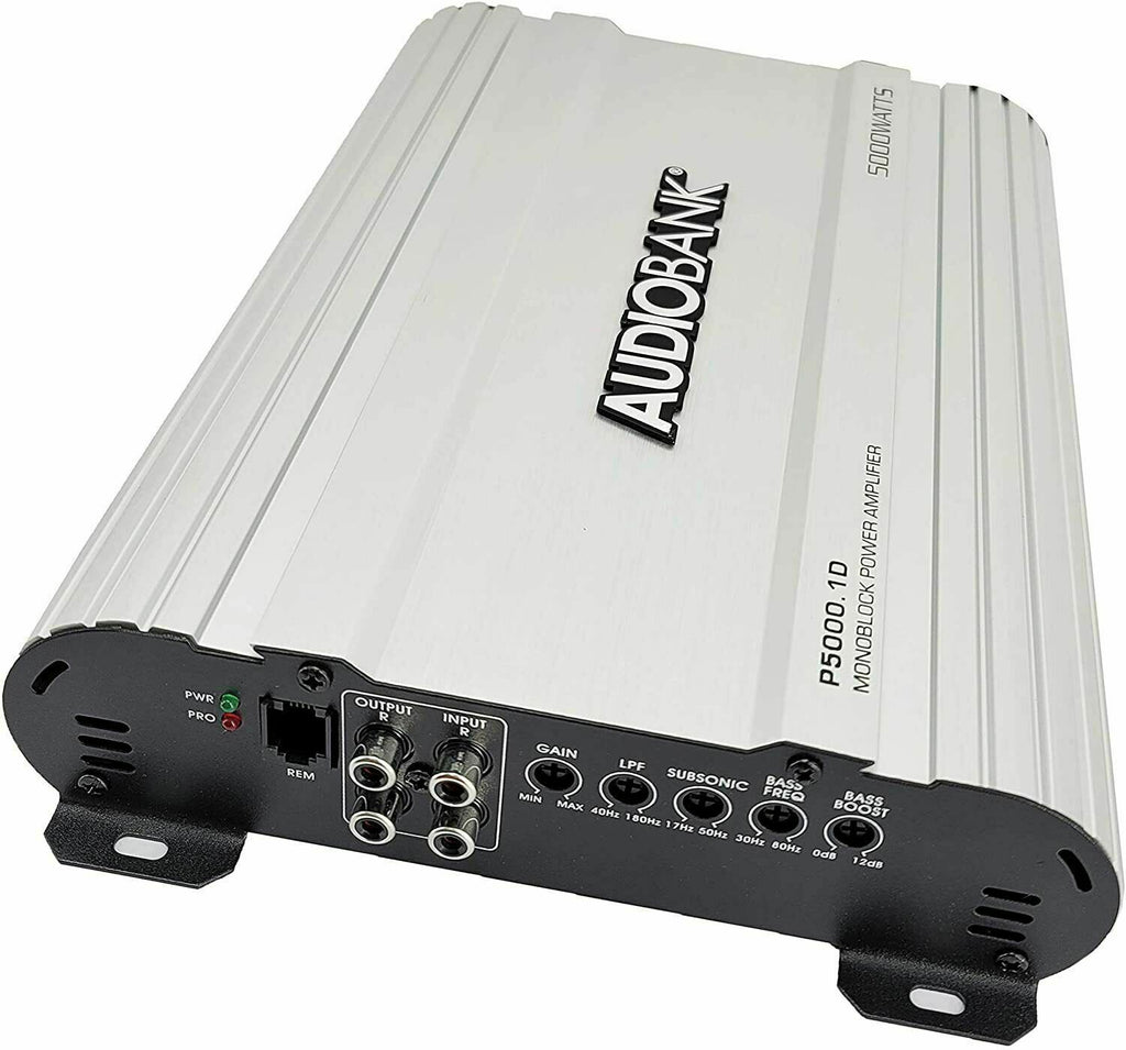 Cerwin Vega XE12DV 12" 1600W Sub Enclosure Box + Audiobank P5000.1D Amp + Kit - Sellabi