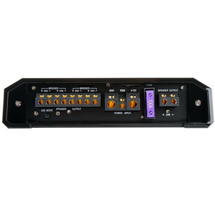 Soundstream 2500W MAX Tarantula Electro Class D Bridgeable 5 Channel Amplifier - Sellabi