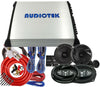 4x Power Acoustik EF-60C & EF-694 Speakers +Audiotek AT-804 Amplifier + 4CH Kit - Sellabi