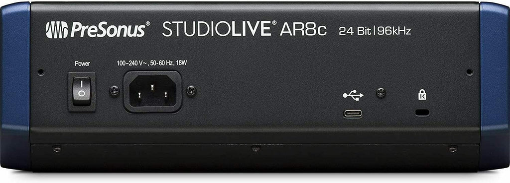 PreSonus StudioLive AR8c 8-Ch USB-C Hybrid Digital Analog Performance Mixer -UC - Sellabi