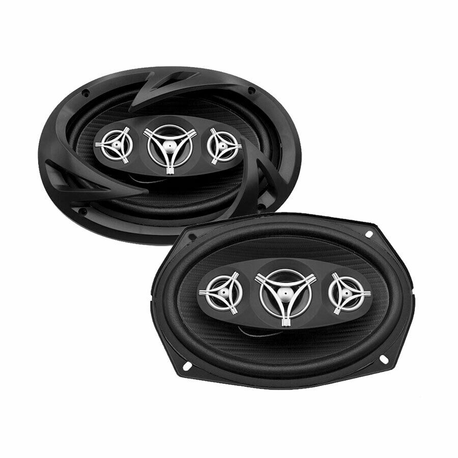 4x Power Acoustik  6x9″ & 6.5″ Speakers + Crunch SA-1100.4 Amp + 4CH Amp Kit - Sellabi