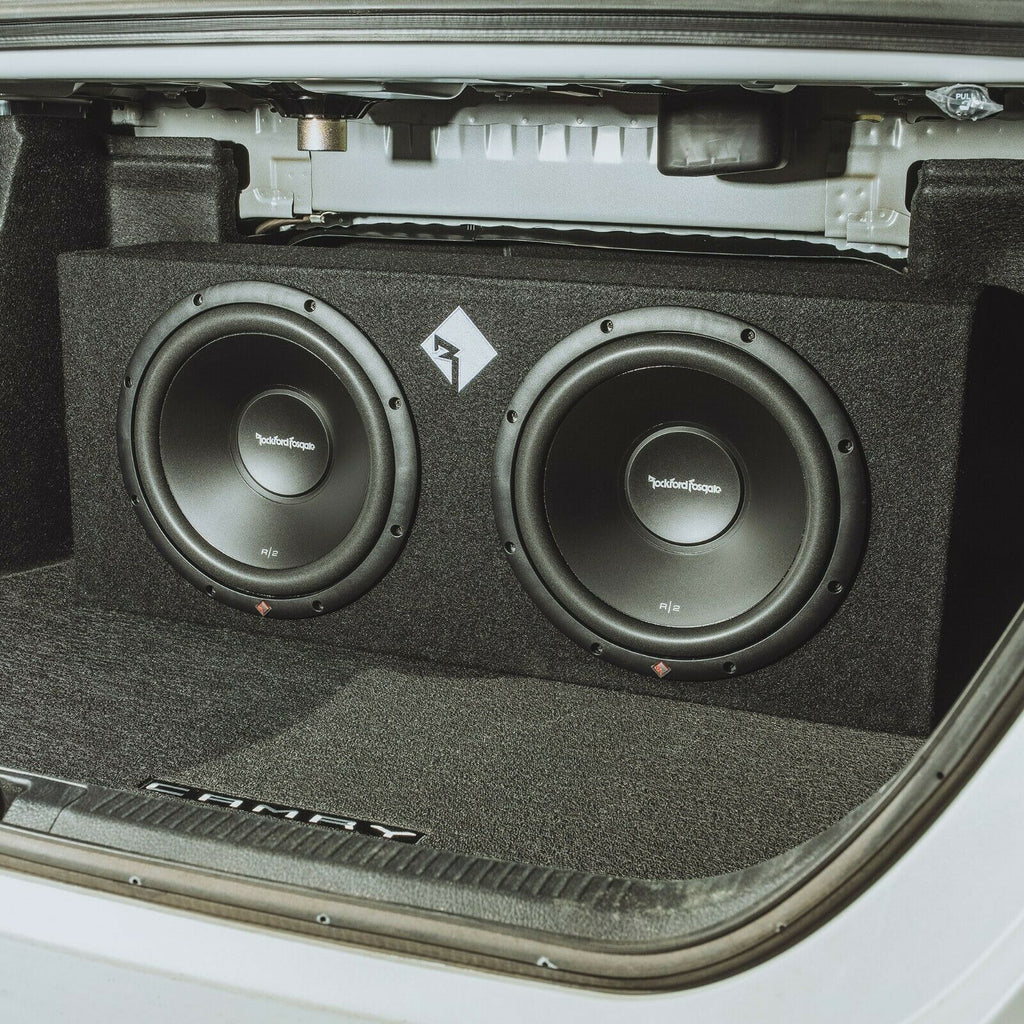 Rockford Fosgate R2-2X12 Dual Subwoofer 12" 1000W Peak Sealed Loaded Enclosure - Sellabi