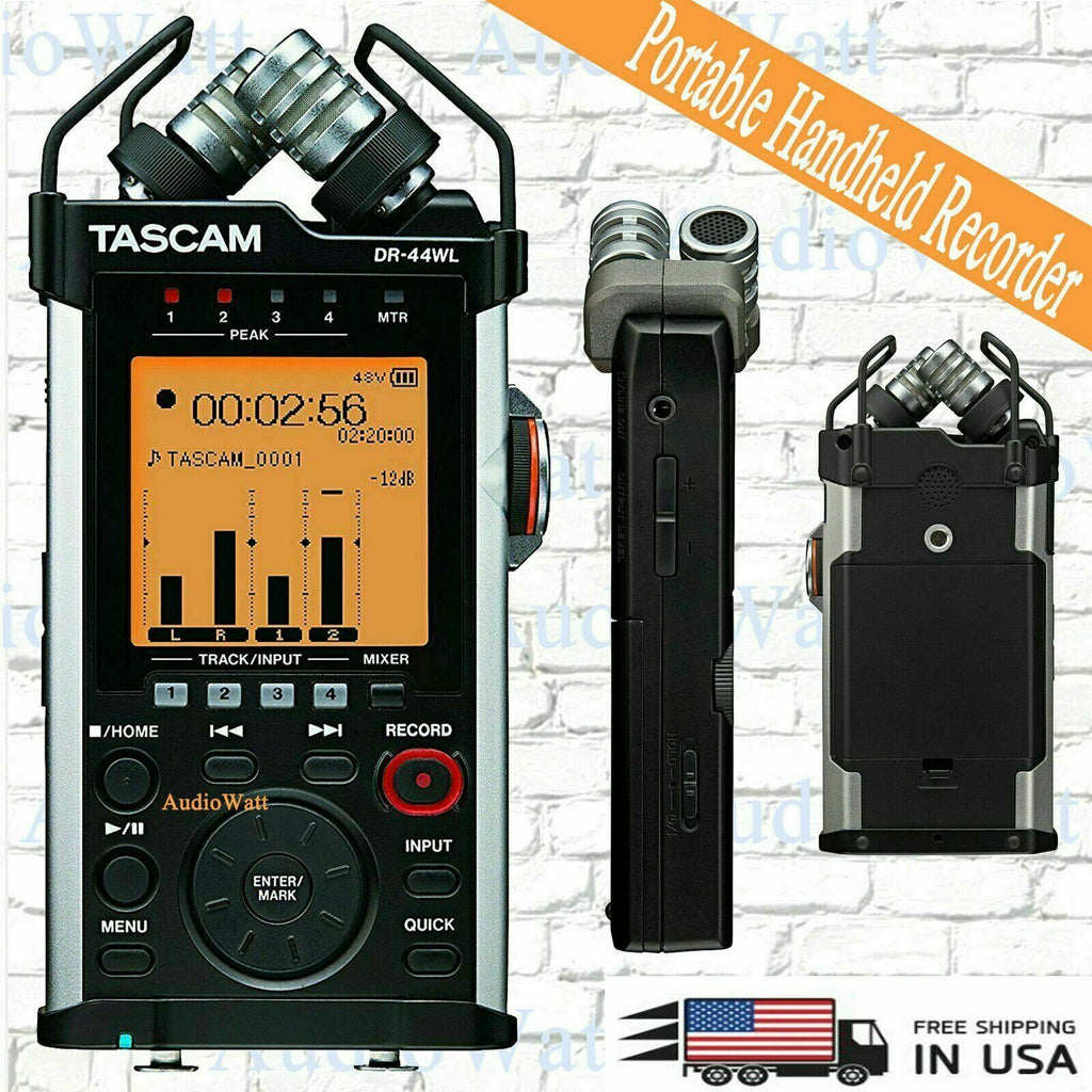 Tascam DR-44WL Linear PCM Portable Handheld 4-track Digital Recorder w/Wi-Fi -UC - Sellabi