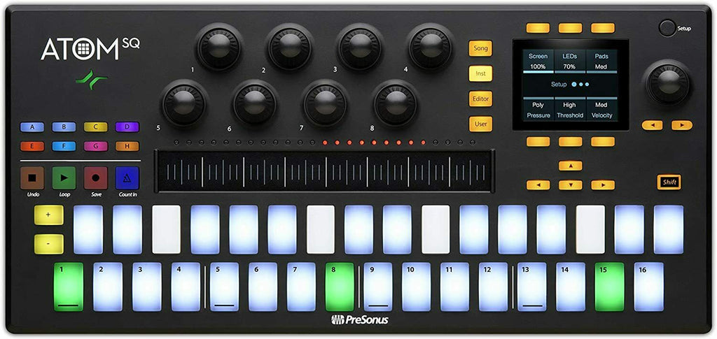 PreSonus ATOM SQ Hybrid MIDI Keyboard/Pad Performance Production Controller UC - Sellabi