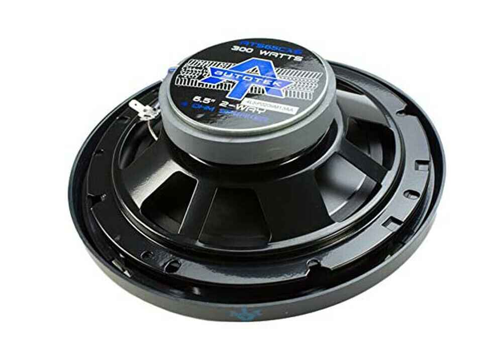 4x Autotek ATS65CXS 6.5" 2Way 600W Max Power Shallow Mount Full Range Speaker - Sellabi