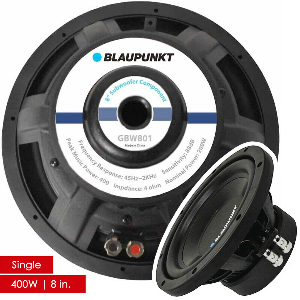 Blaupunkt GBW801 8-Inch Single Voice Coil 400W Power Subwoofer Speaker - Single - Sellabi