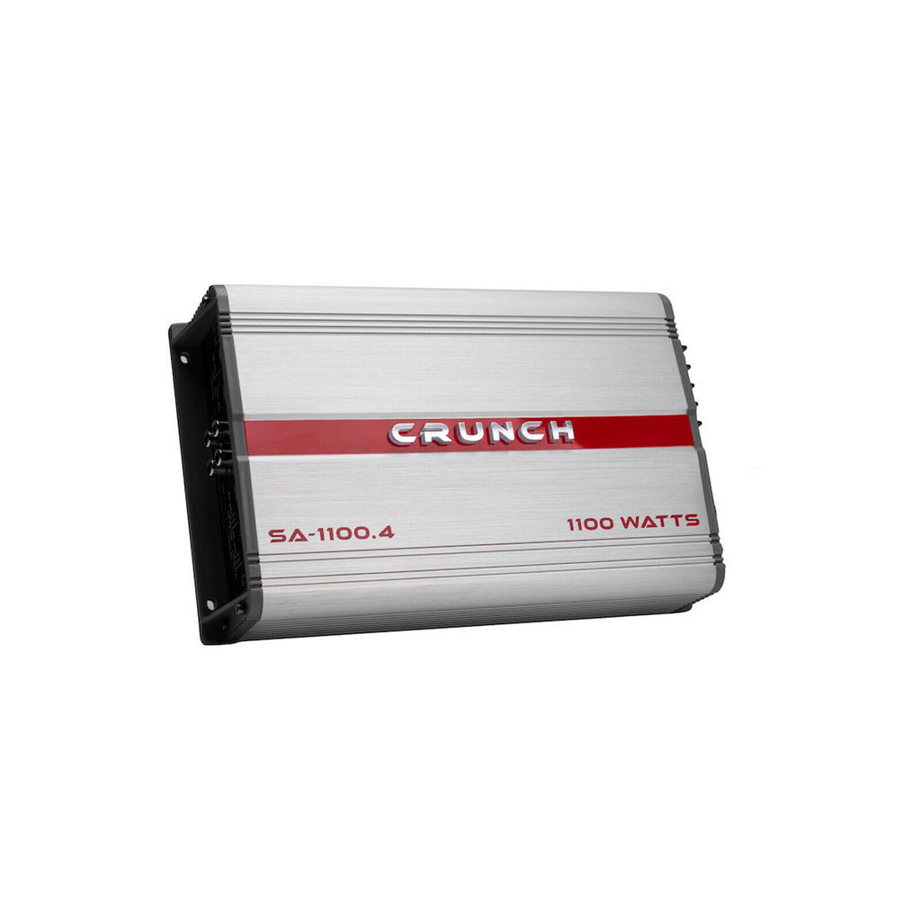 Crunch SA-1100.4 1100W 4-Ch Amplifier + 2x 6"x9" 700W 2x 6.5" 400W Speaker + Kit - Sellabi