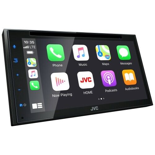 JVC KW-V66BT DVD Receiver 6.8" Touchscreen Apple CarPlay Android Auto + Cam XV95 - Sellabi