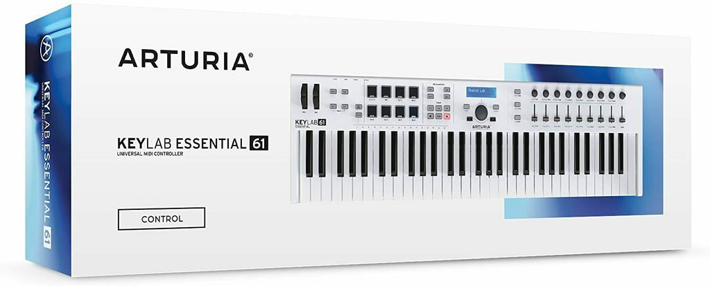 Arturia KeyLab Essential 61 Keyboard 61 Keys MIDI Controller w/Lab software -UC - Sellabi