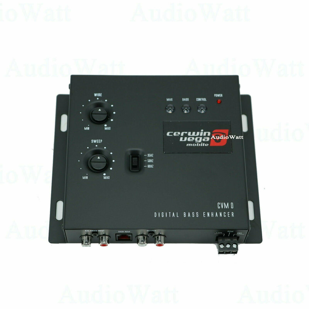 Cerwin-Vega CVM0 Digital BASS Booster Epicenter BX10 W Remote Bass Knob Control - Sellabi
