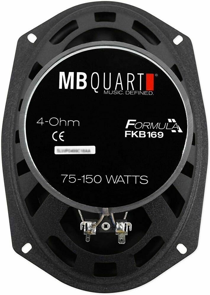 MB Quart FKB169 Formula 6x9 Inch 150W Max Power 2-way Coaxial Car Speakers -Pair - Sellabi