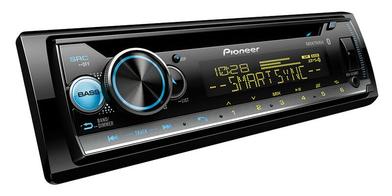 New Pioneer DEH-S5100BT 1-Din In-Dash CD Receiver + (4) TS-G1620F 6.5? Speakers - Sellabi