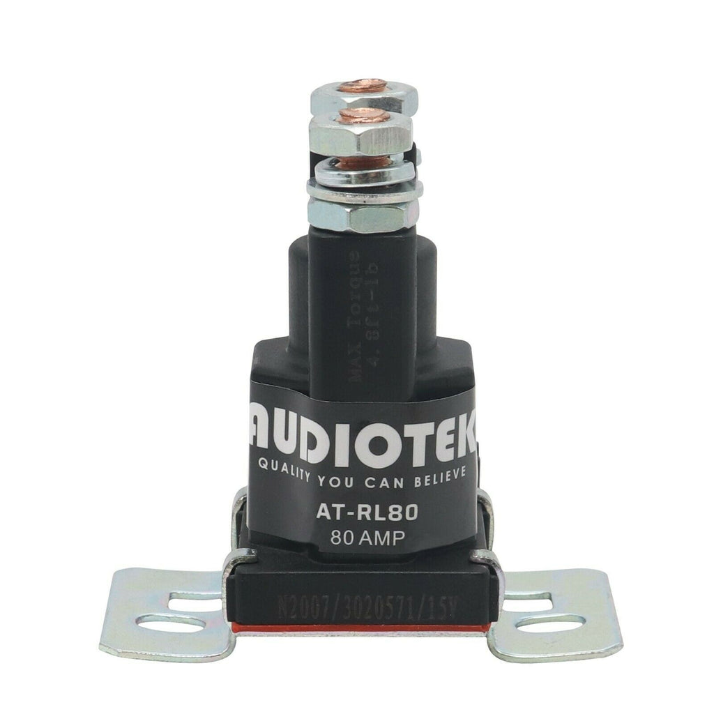 4x Audiotek 80-Amp Continuous Duty Solenoid Battery Isolator/Relay White Rodgers - Sellabi