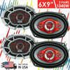 4x SoundXtreme ST-694 6x9" 4-Way 520W Car Audio Stereo Coaxial Speakers - Sellabi