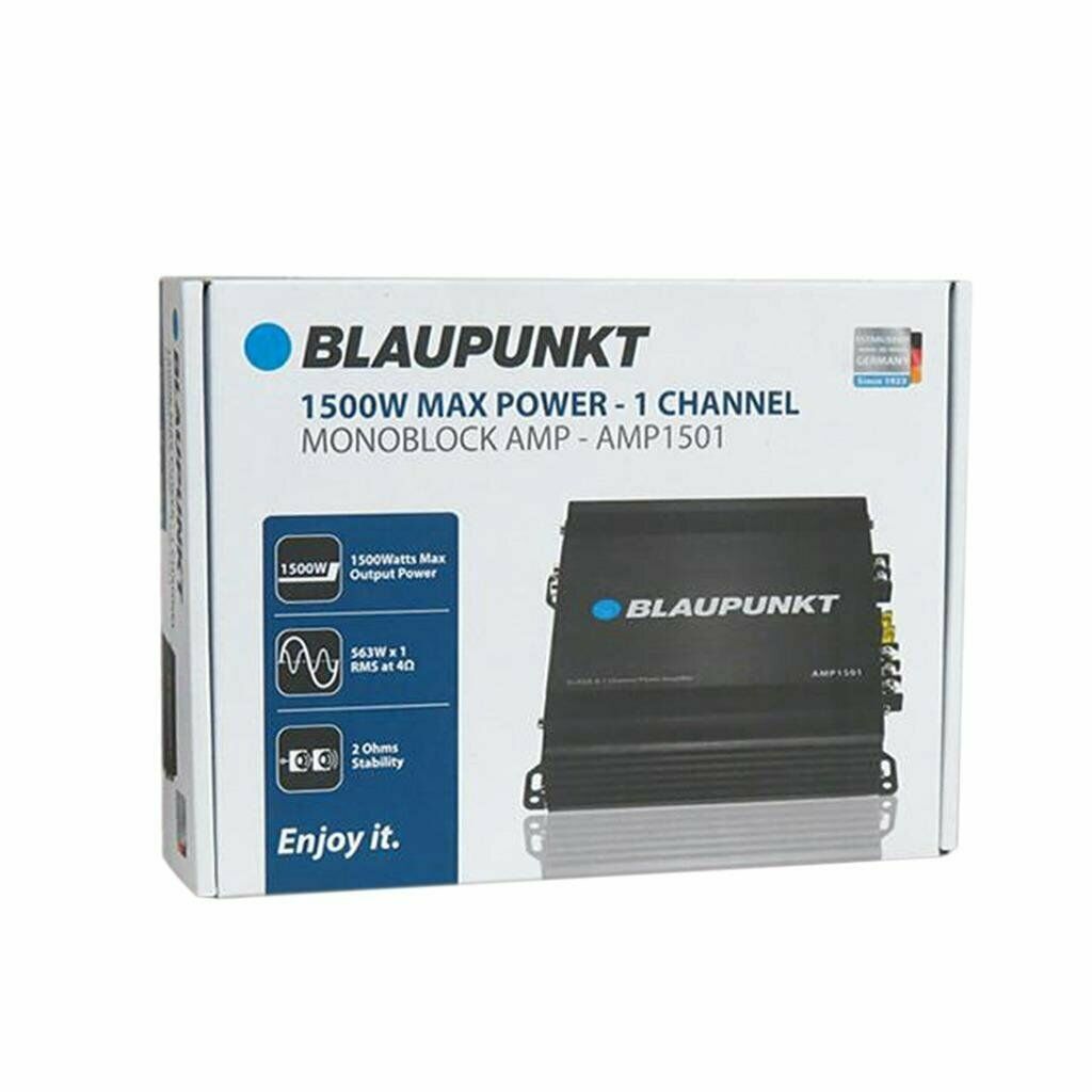 Blaupunkt AMP1501 Car Audio 1-Channel Monoblock Amplifier 1500 Watts Max Power - Sellabi