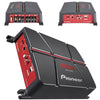 Pioneer GM-A3702 500 Watt 2-Channel Car Audio Full Range Amplifier + 8 Gauge Kii - Sellabi