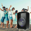 EMB PKL105 1500W 15" BLUETOOTH TAILGATE PA DJ PARTY SPEAKER LIGHTS REMOTE MIC - Sellabi