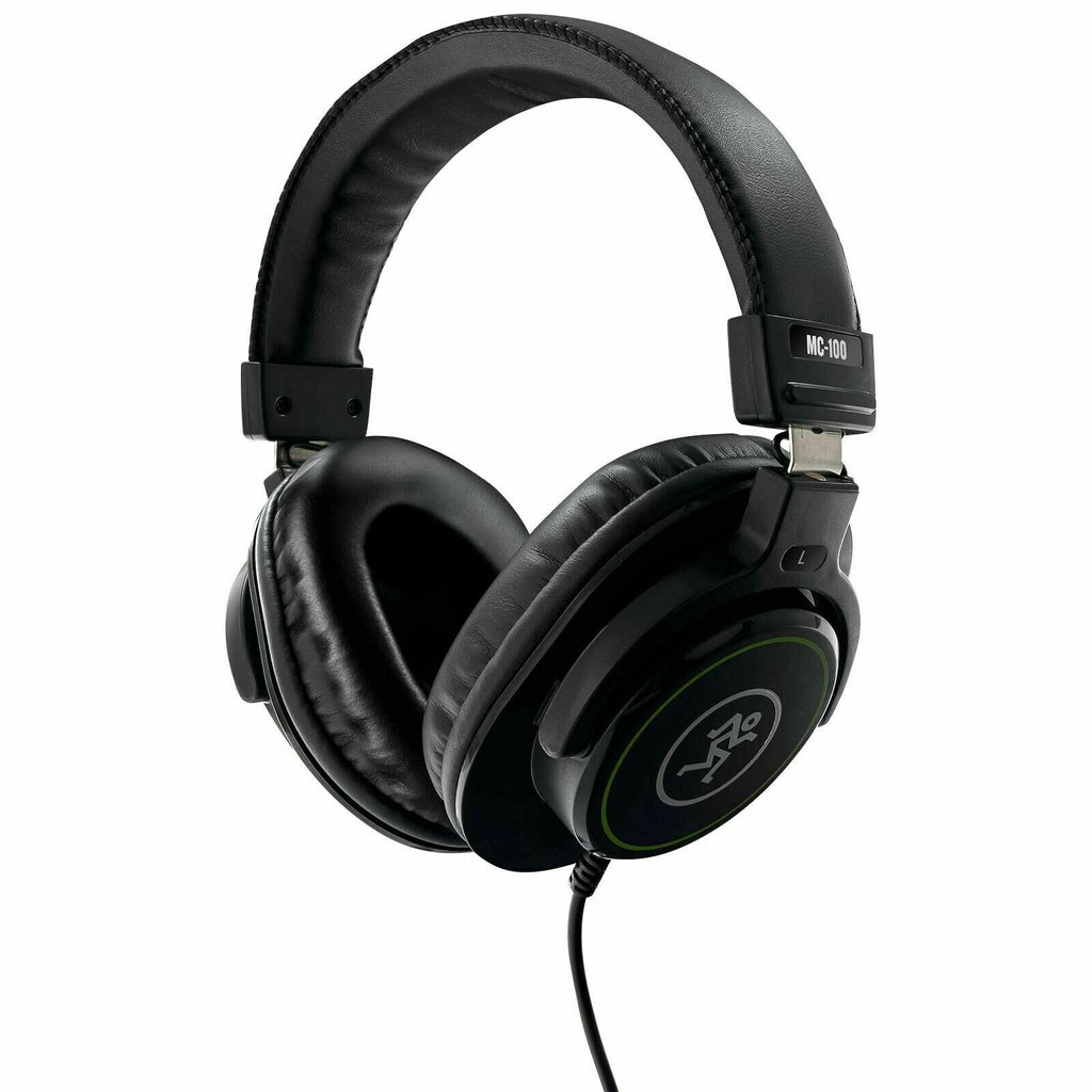 2 - Mackie MC-100 Pro Closed-Back Padded Headband 1/4" Adapter Headphones - Sellabi