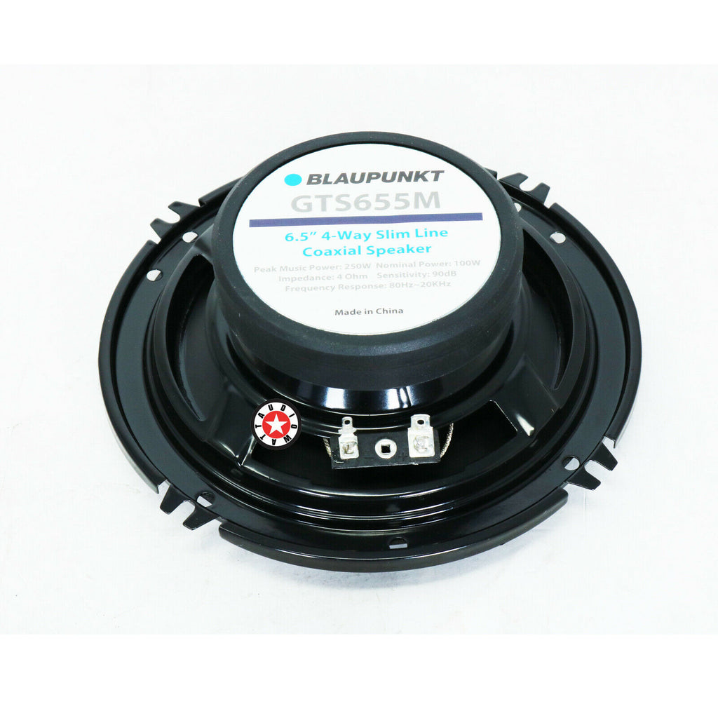 AUDIOBANK P1400.4 1400 WATTS AMP + 4x COAXIAL SPEAKERS 6.5" 5.25" + 4-CH KIT - Sellabi