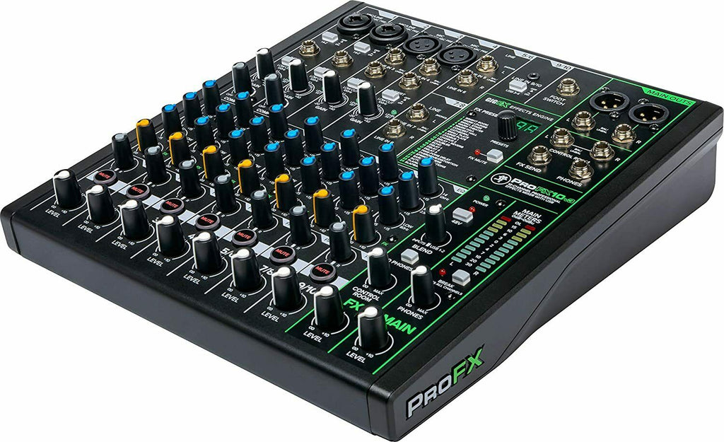 Mackie PROFX10v3 10 Channels Professional Effect Mixer w/USB GigFX Effects -UC - Sellabi