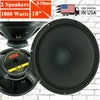 2x EMB SB-18 1800W 18" 8-Ohm Replacement Speaker for JBL,Yamaha,Cerwin,Peavey... - Sellabi