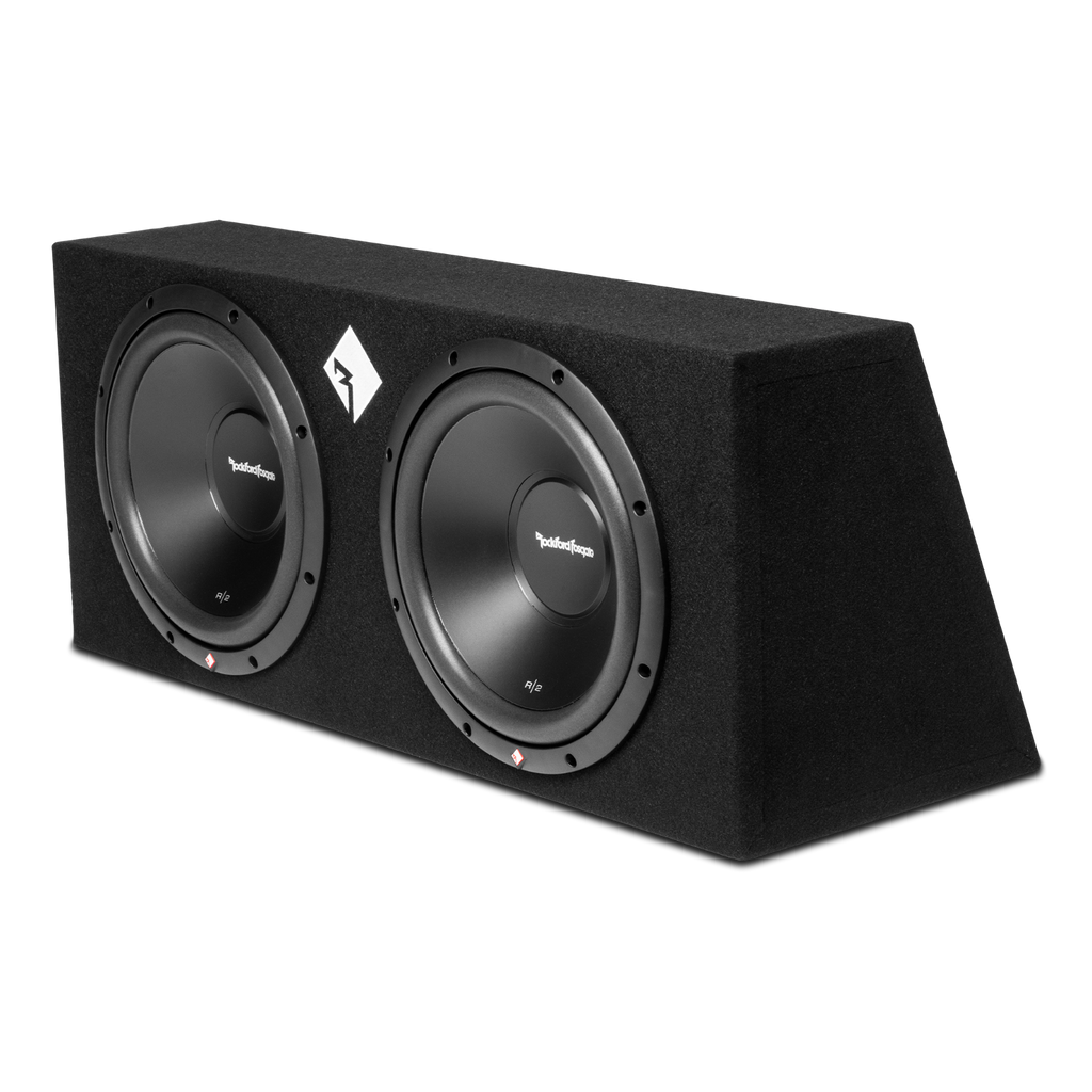 Rockford Fosgate R2-2X12 Dual Subwoofer 12" 1000W Peak Sealed Loaded Enclosure - Sellabi