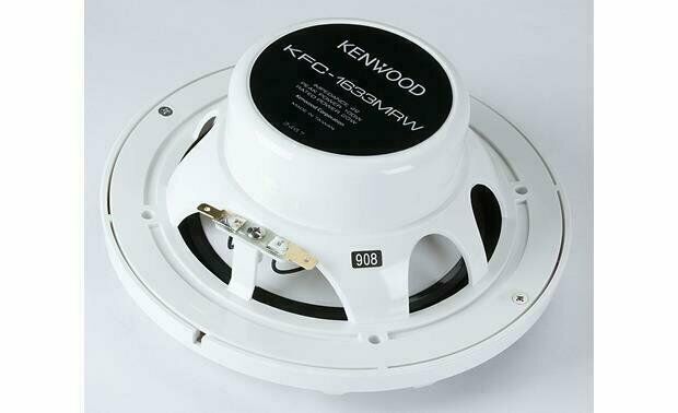 2x Kenwood KFC-1633MRW 6.5" 100W 2-Way Car Audio Marine Boat Woofer Speakers - Sellabi