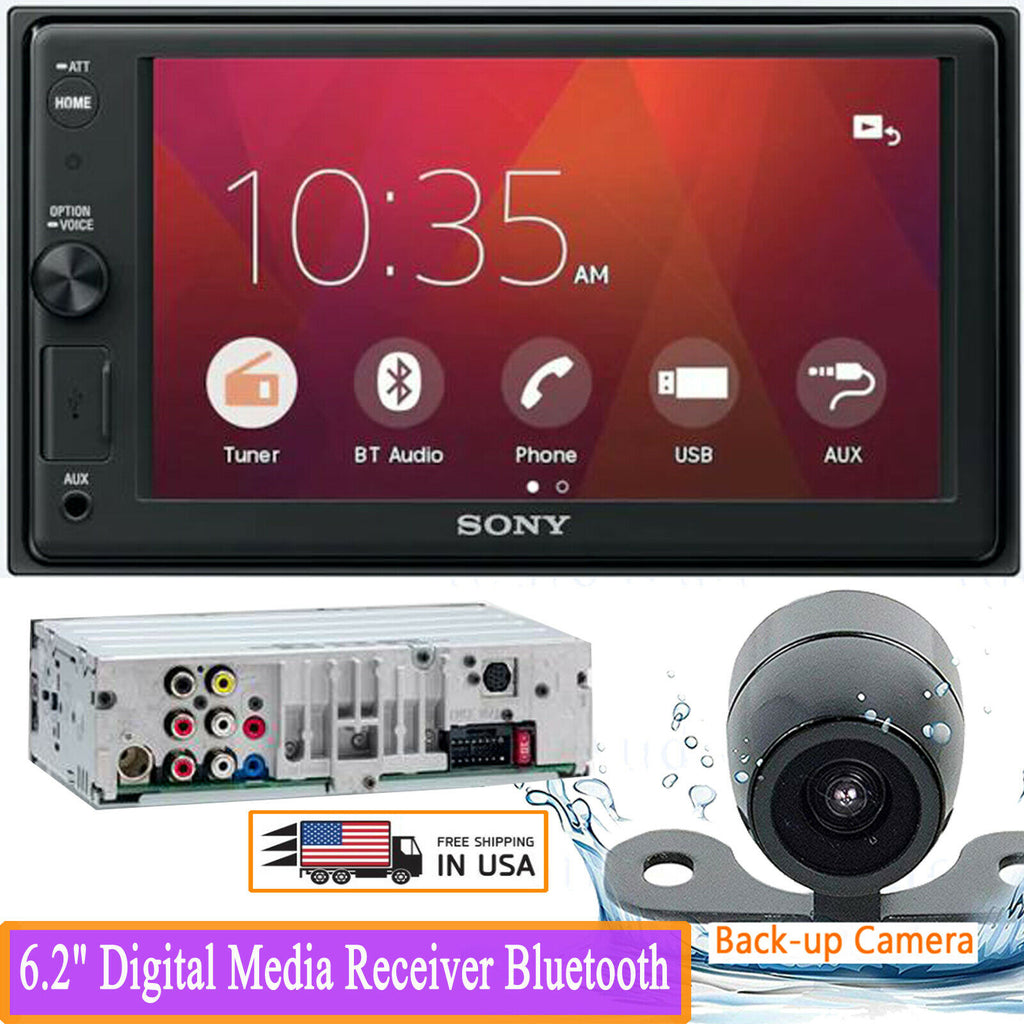 Sony XAV-AX1000 6.2" Digital Media Receiver Bluetooth Apple CarPlay + XV20C Cam - Sellabi