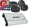 Soundstream AF.653 & AF.694 Speakers + Audiobank P1004 Amplifier + 4CH Amp Kit - Sellabi