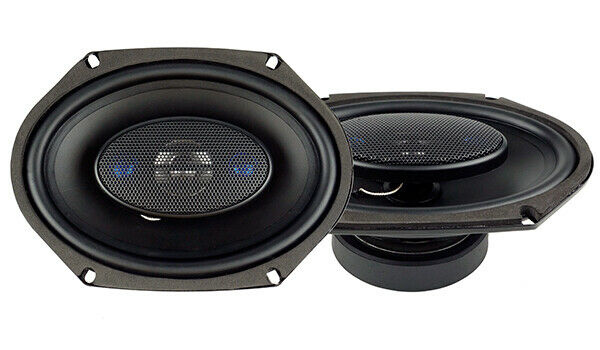 2x Blaupunkt 300W 6" x 8" 4-Way 4-Ohm Max Power Coaxial Speakers GTX Series- NEW - Sellabi