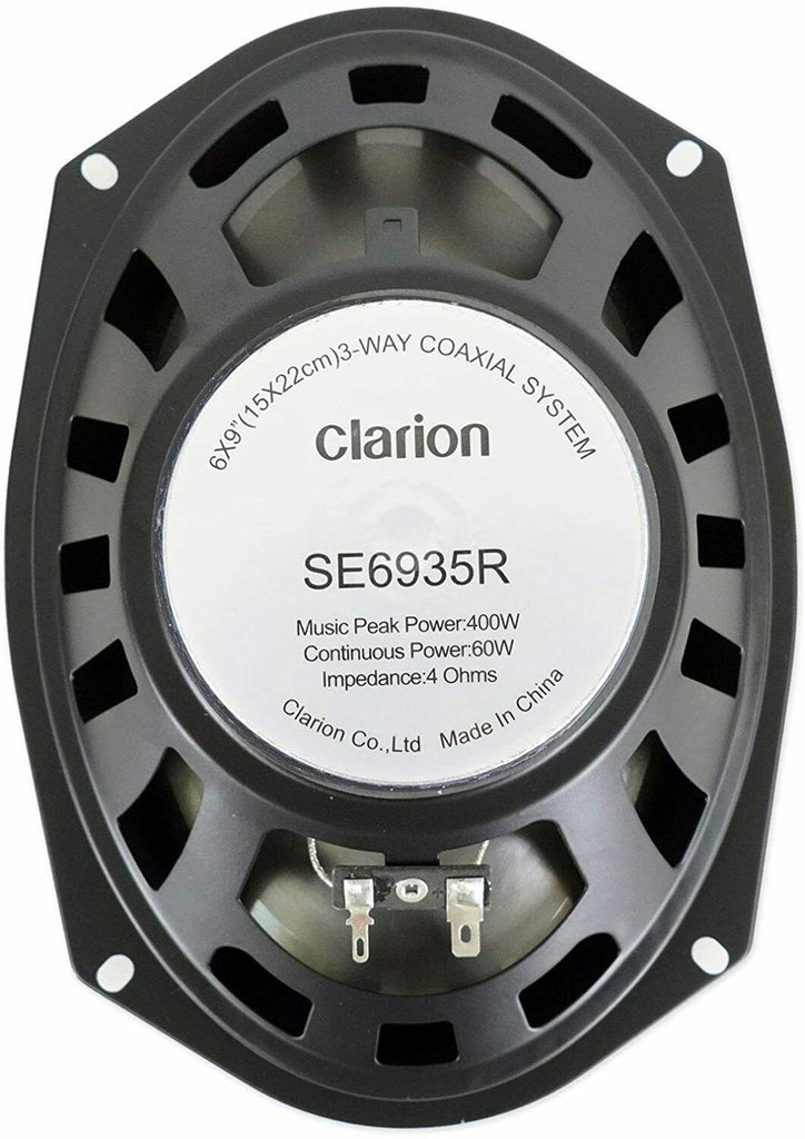 Blaupunkt VERMONT72 1-Din Bluetooth Receiver +2x Clarion SE6935R 6×9″ Speakers - Sellabi
