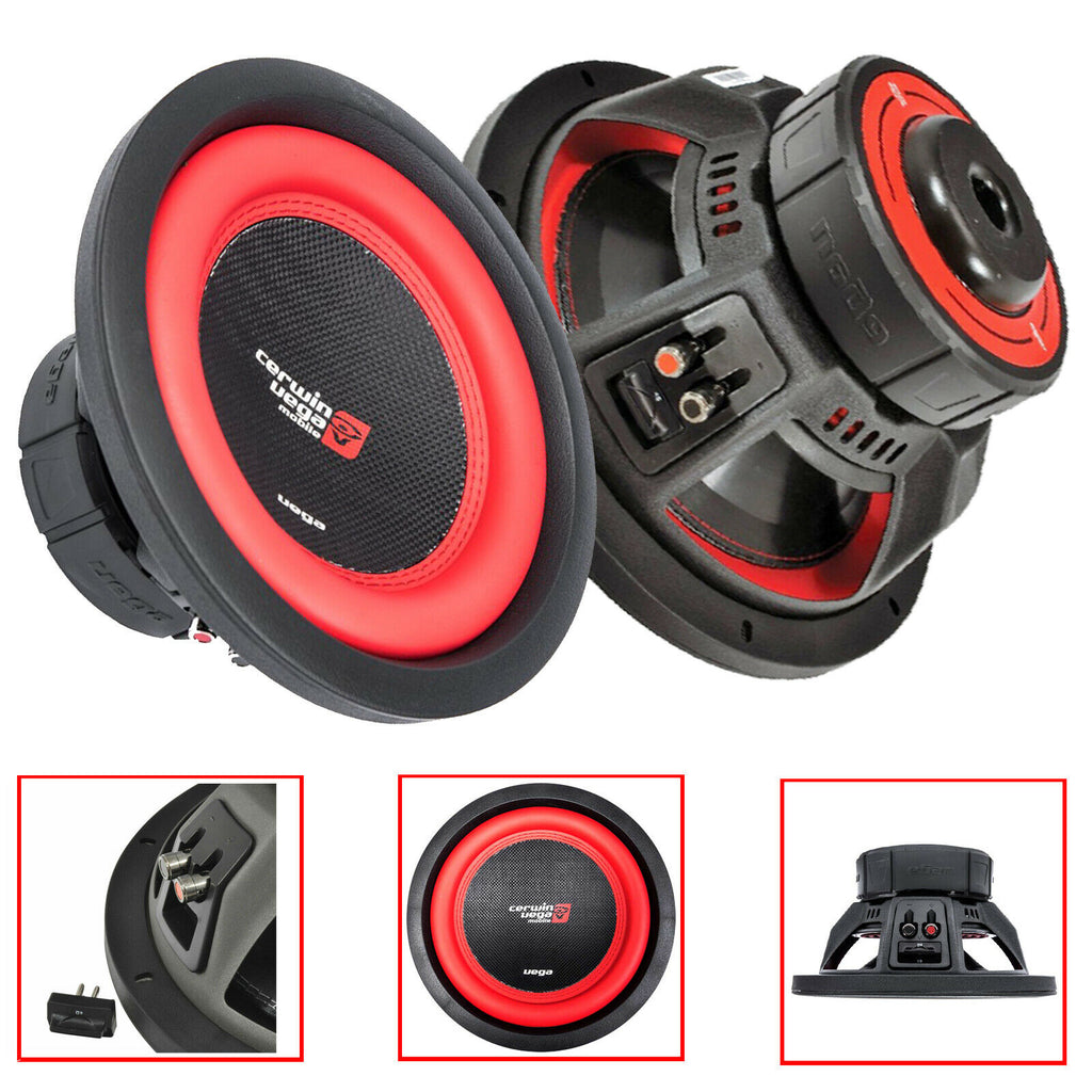 1x CERWIN VEGA V102DV2 10" inch Dual 2 Ohm Subwoofer 1100 Watt Car Audio Sub DVC - Sellabi