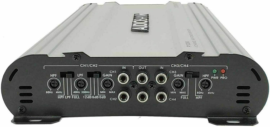4x Soundstream AF.653  6.5" Speakers + Audiobank P1004 Amplifier + 4CH Amp Kit - Sellabi