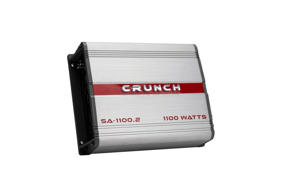 Crunch SA-1100.2 Crunch 1100 Watts Two Channel Amplifier.+ 8 Ga Amp Kit - Sellabi