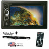 Gravity Car Audio 6.2" Touchscreen Multimedia Player DVD USB/AUX, Cam Work w/ BT - Sellabi