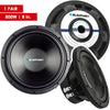 Blaupunkt GBW801 8-Inch Single Voice Coil 800W Power Subwoofer Speaker - 1 Pair - Sellabi